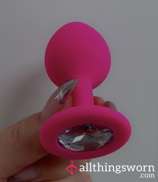 Hot Pink Jewel Bu*t Plug