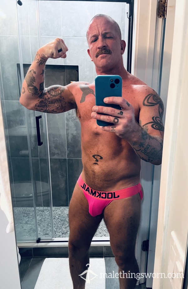 Hot Pink Jockmail Jock