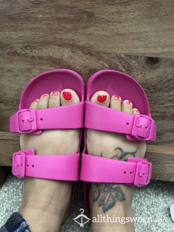 Hot Pink Sandals