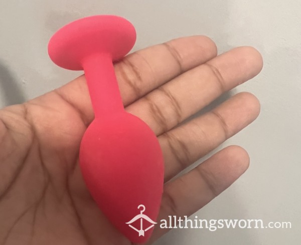 Hot Pink Silicone A**l Plug