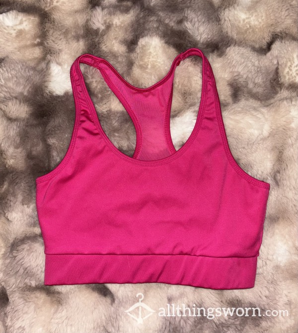 Hot Pink Sports Bra