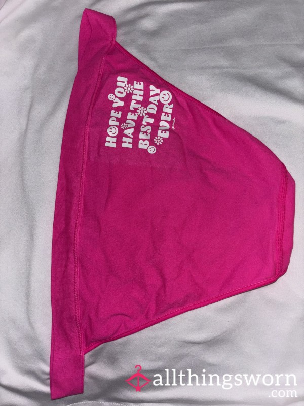 Hot Pink Victoria Secret Panties