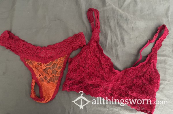 Hot Pink/orange Set