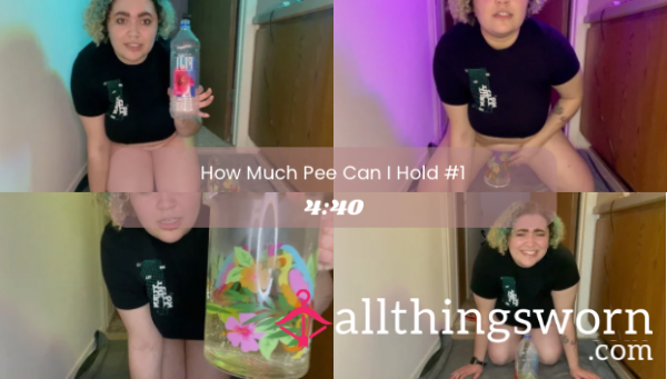 How Much P** Can I Hold #1 — 038