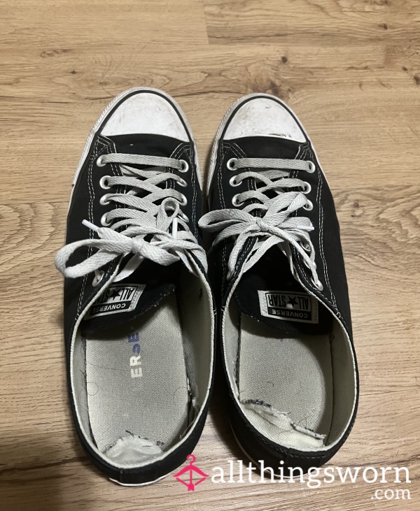 HUGE Feet FTM Trans Well Worn Converse Shoes