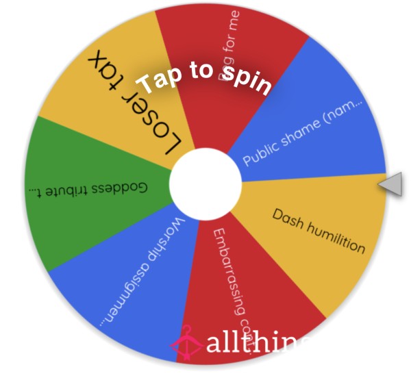 Humiliating Spin The Wheel