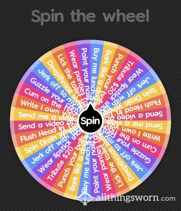 Humiliation Task Wheel!