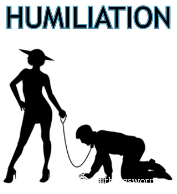 Humiliation Tasks