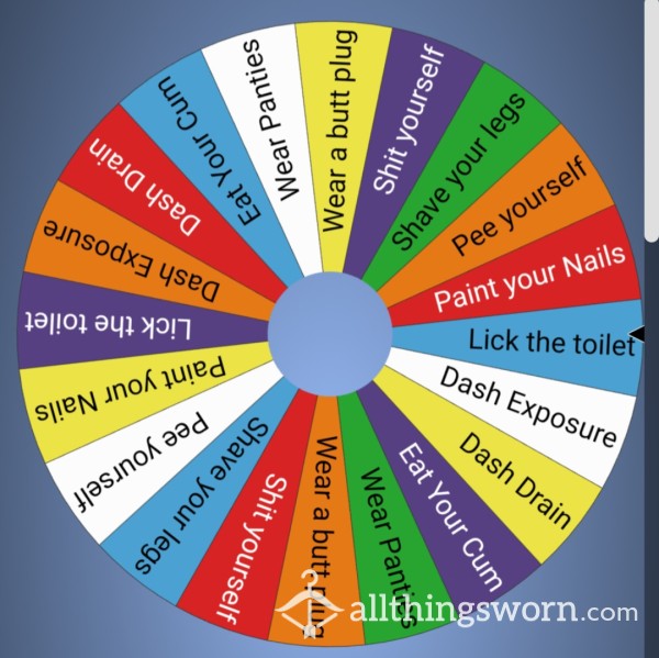 Humiliation Tasks Wheel