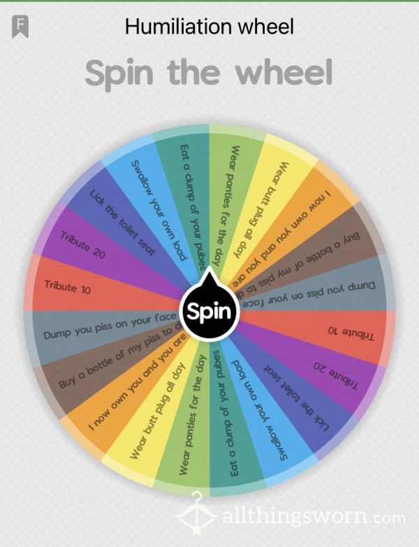 Humiliation Wheel