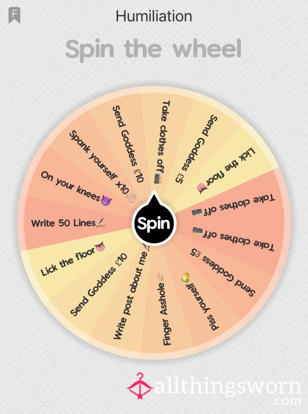 Humiliation Wheel😅