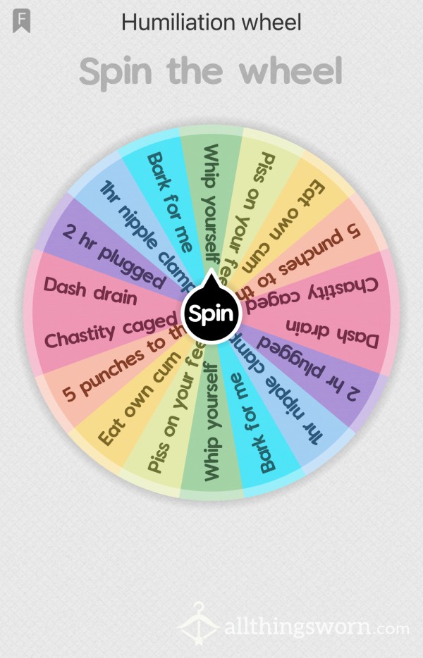 Humiliation Wheel