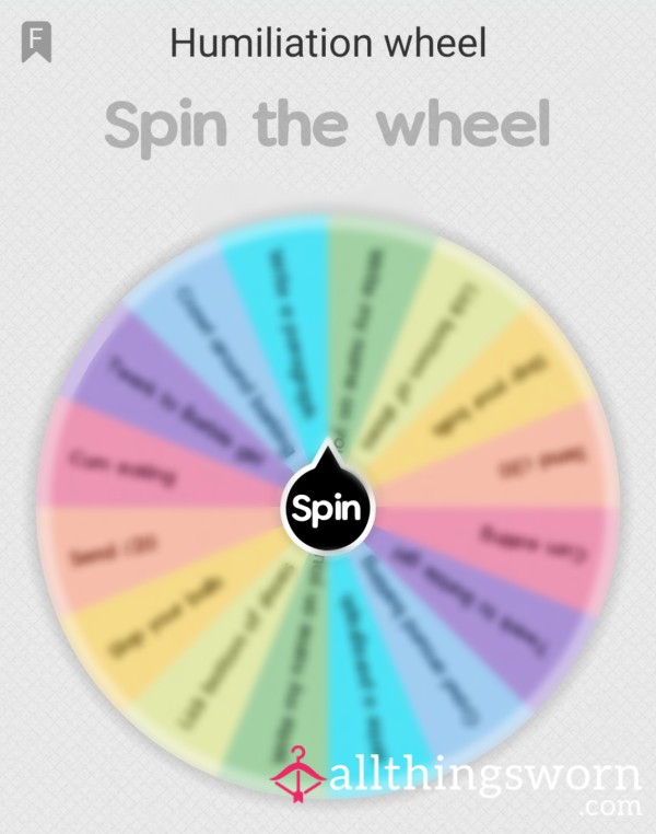 Humiliation Wheel!