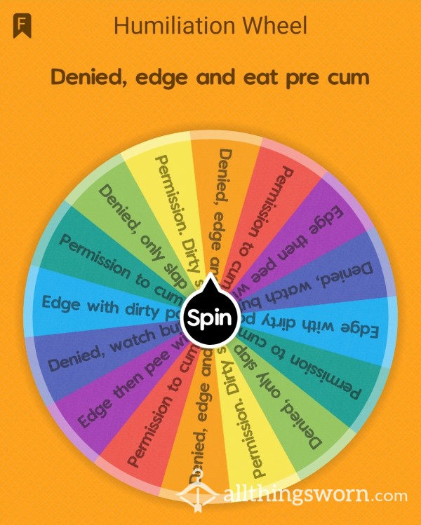 Humiliating Wank Wheel