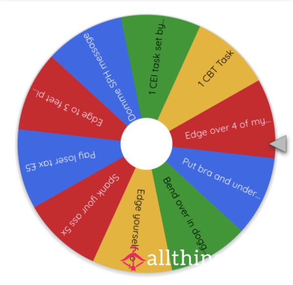 Humiliation/Sub Spin The Wheel 😈