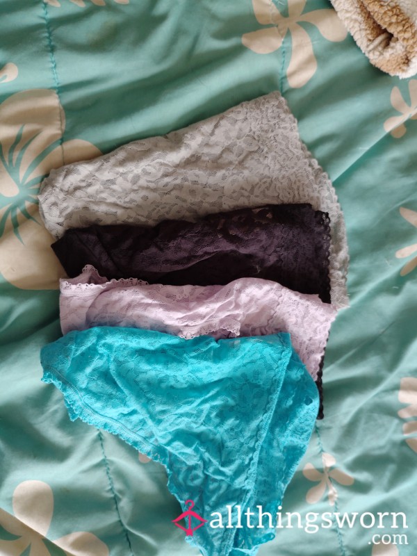 I Have 4 Lacey Panties You Can Pick From Or Get All 4.