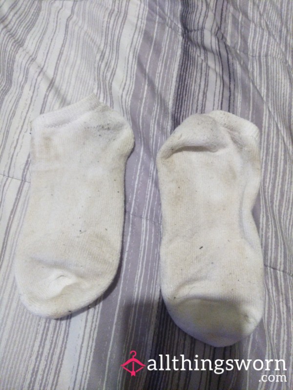 I Have A Pair Of White Dirty Socks Available