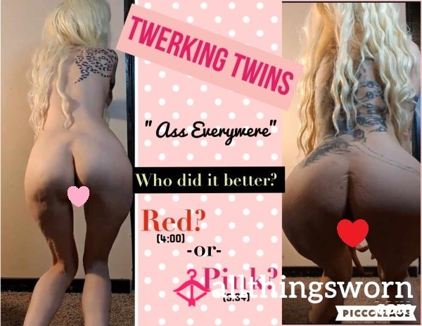 Identical Twin Twerking Competition