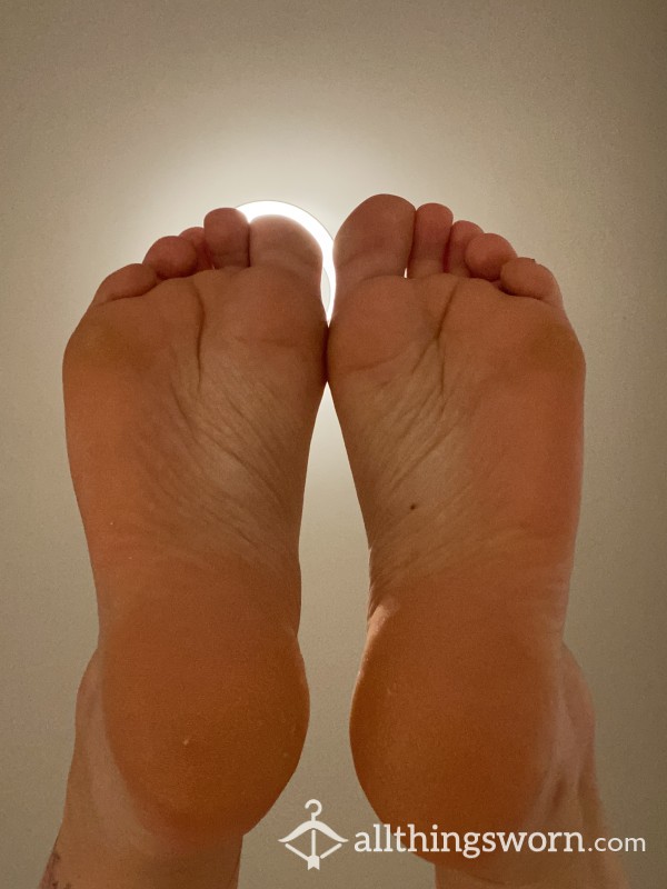 Imagine Your Face Below My Smelly Sweaty Feet!