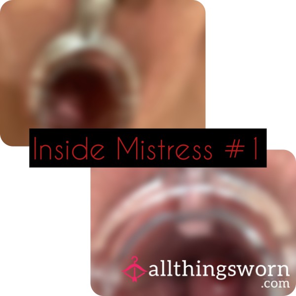 Inside Mistress * Orgasm Seen Through A Speculum *