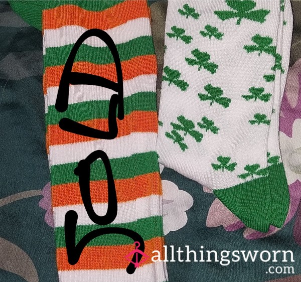 🇮🇪 Irish Girl's St Patricks Day Socks 🇮🇪