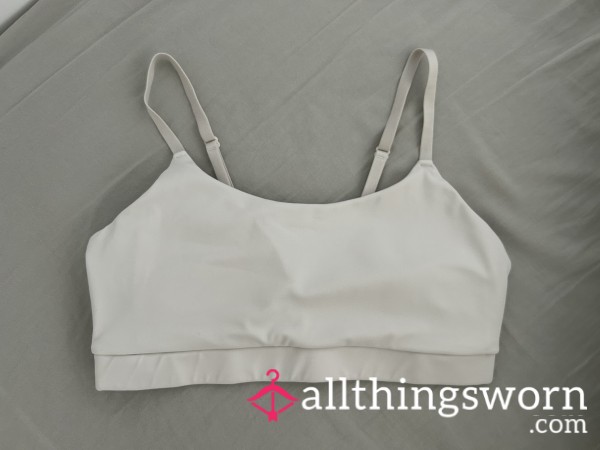 Israeli Soldier's White Sports Bra Worn Under IDF Uniform