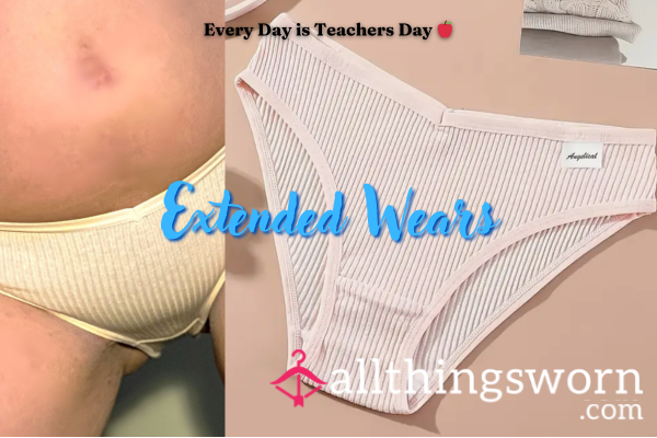 𝚃𝙴𝙰𝙲𝙷𝙴𝚁𝚂 𝚂𝚆𝙴𝙰𝚃𝚈 𝙿𝙰𝙽𝚃𝙸𝙴𝚂 - EXTENDED WEARS - 72 Hours & 5 Days