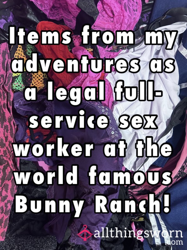 Items From My Time At The Bunny Ranch!!