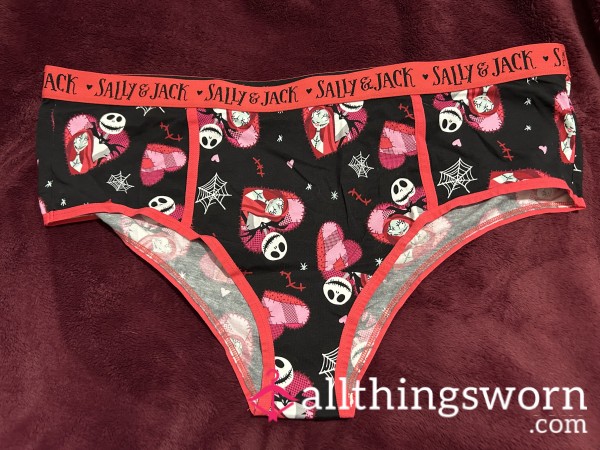 ~JACK&SALLY VALENTINES PRINT COTTON CHEEKY PANTY~