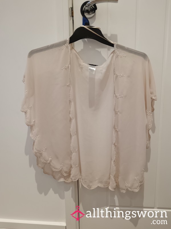 Jacques Vert Pale Pinky Cream Cover Up One Size - Perfect For Sissy's!