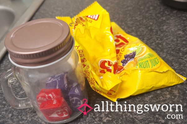 Jar Of Chew Up Food