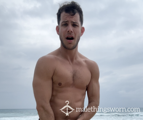 Jerking Off On The Beach