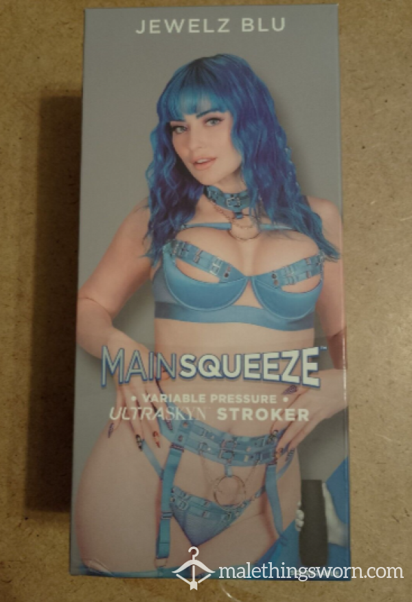 Jewelz Blu MAIN SQUEEZE Realistic Porn Star Pu**y Male Masturbator Sleeveor Sleeve