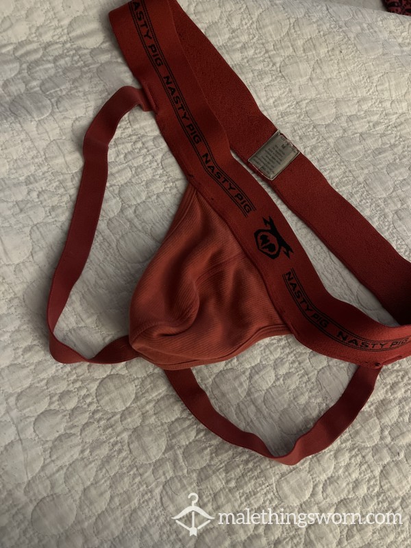 Jock Strap - Nasty Pig Red Stanky & Stretched