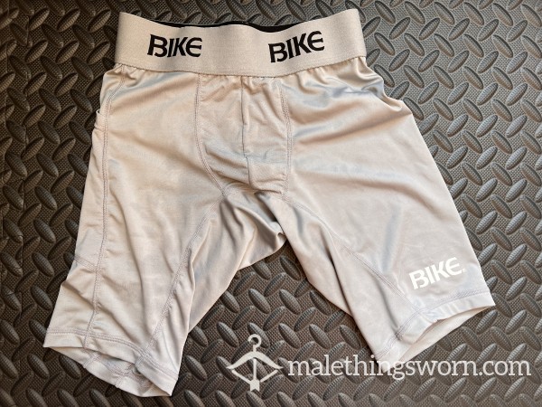 Jock-worn Bike Compression Shorts