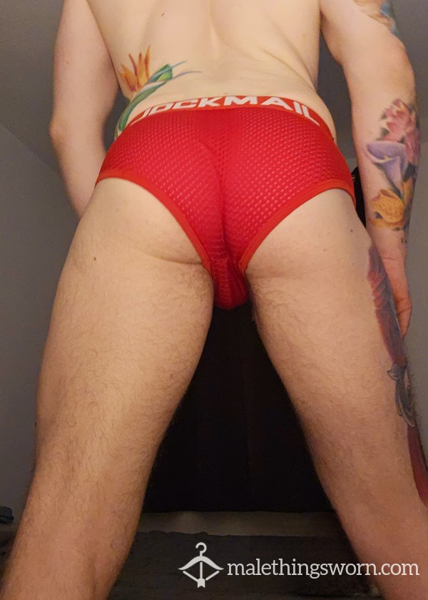 SOLD Jockmail Briefs- Red