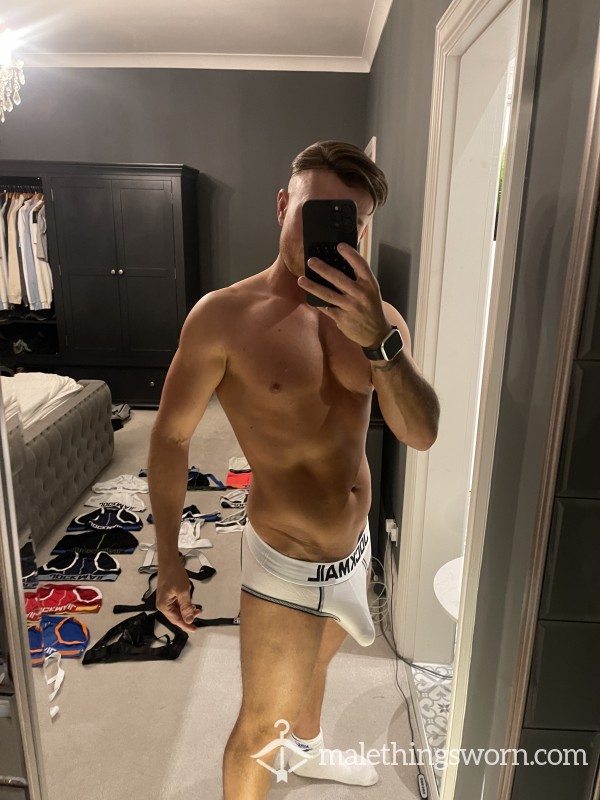 Jockmail Briefs With Cut Out In The Bk Worn 3days