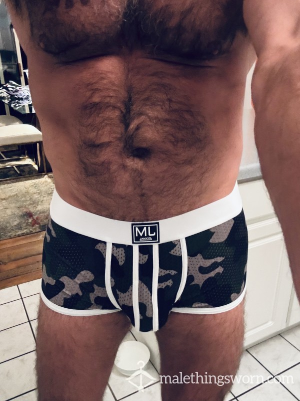 Jockmail Camouflage Green Army Underwear