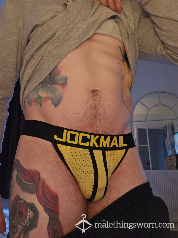 Jockmail Jockstrap- Yellow