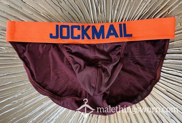 JOCKMAIL Tanga Brief With Bulge Pouch SIZE LARGE