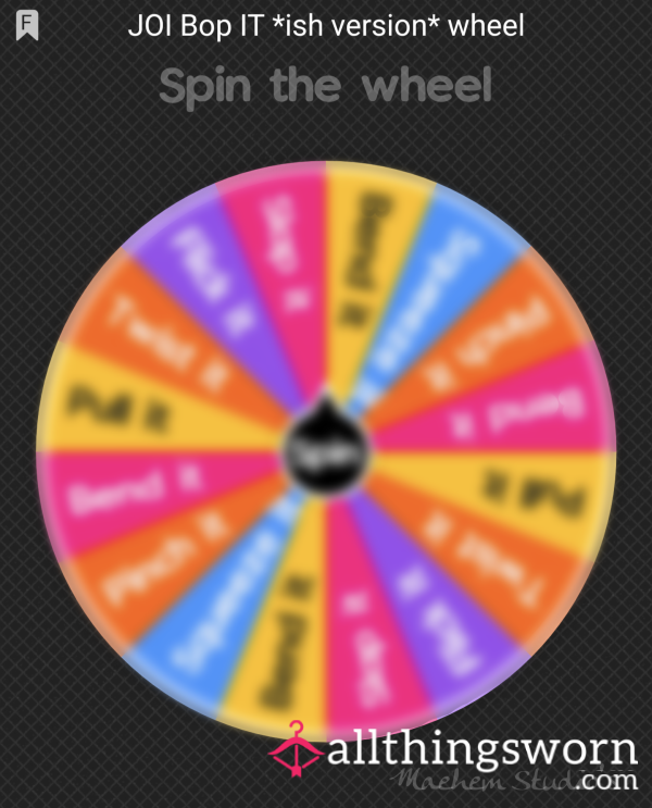 JOI Bop IT *ish Version* Wheel