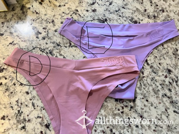 Juicy Couture No Show Panties D,E