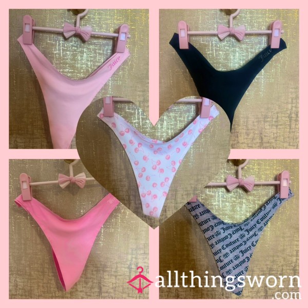 Juicy Couture Seamless Thongs 🎀💋