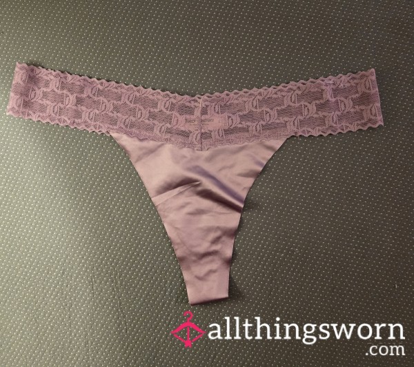 Juicy Couture Thong Satin Panties.