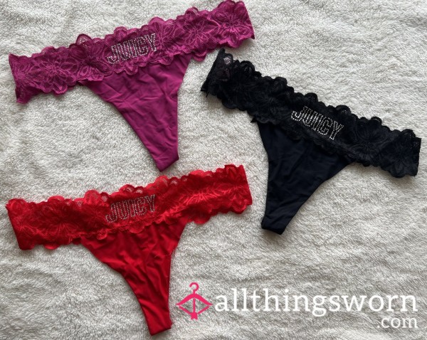 Juicy Lace Thongs