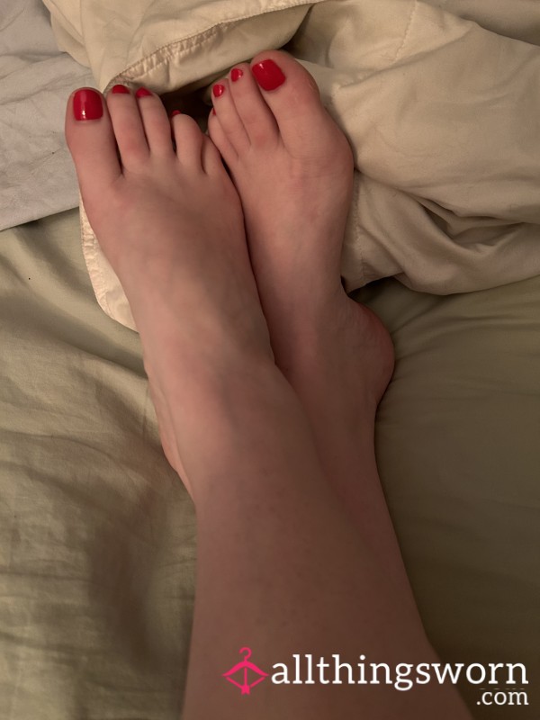 Just Got A New Pedicure! ❤️🌶️🥵