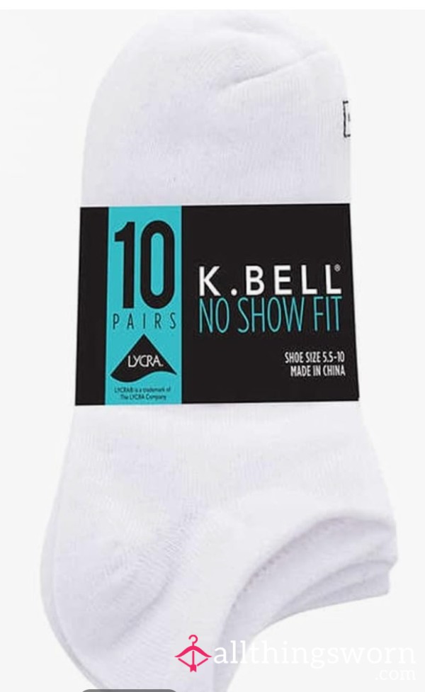 K B Ankle No Show Socks