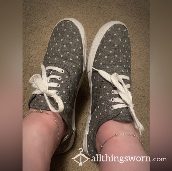 Keds Like Polka Dot Canvas Shoes