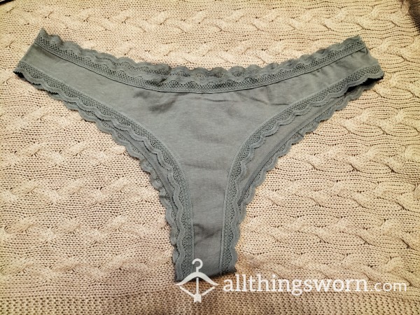 Khaki Green Cotton Panties