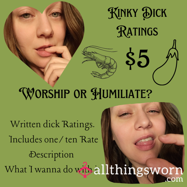 Kinky D*ck Rate - Worship Or SPH?